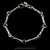 Harvest Bar Chain Link Stacking Bracelet handmade in sterling silver with 6.5mm and 3.5mm alternating links by Bowman Originals.

