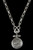 Lady Godiva Necklace custom handmade in Sterling Silver by Bowman Originals, Sarasota, 941-302-9594. Lady Godiva Necklace custom handmade in Sterling Silver by Bowman Originals, Sarasota, 941-302-9594.
