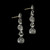 Drop Earrings in Sterling Silver Lions with 14 k Gold posts by Bowman Originals, USA Drop Earrings in Sterling Silver Lions with 14 k Gold posts by Bowman Originals, USA
