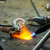 Soldering a Hook Clasp for a Laurel Leaf Hook Bracelet on a traditional jeweler's bench at Bowman Originals