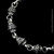 Jupiter Chain Link Bracelet in Sterling Silver by Bowman Originals,  handmade in Sarasota, Florida, detail view
