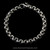 Sterling Silver Laurel Leaf Chain Link Bracelet by Bowman Originals, Sarasota, Florida, USA, full view
