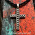 Let your faith show with this Sterling Silver dynamic and textured Beaded Cross. Handmade in the USA. 100% Guarantee. Call or text 941-302-9594 www.BowmanOriginals.com