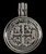 Spanish Coin Medallion Pendant on Poseidon Chain | Sterling Silver 