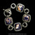 Handmade Sterling Silver Sodalite Cushion Cabochon Toggle Bracelet by Bowman Originals, Sarasota, Fl.
