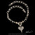 Handmade Laurel Leaf reversible heart necklace in Sterling Silver and 18k Gold with Detachable Pendant - front view