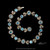 Blue Topaz Laurel Leaf Necklace in Sterling Silver and 18k Gold by Ned Bowman Legacy Collection
