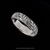 Sterling Silver Laurel Leaf Band Ring, 1/8 inch (4mm) wide, handmade by Bowman Originals, Sarasota, Florida