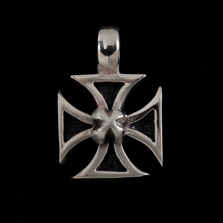 The Maltese Cross has been associated with bravery, honor, and chivalry. Handcrafted of Sterling Silver this pendant features sharp, clean lines and a bold, symmetrical form. Made in the USA. 100% guarantee. Call or text 941-302-9594 www.BowmanOriginals.com