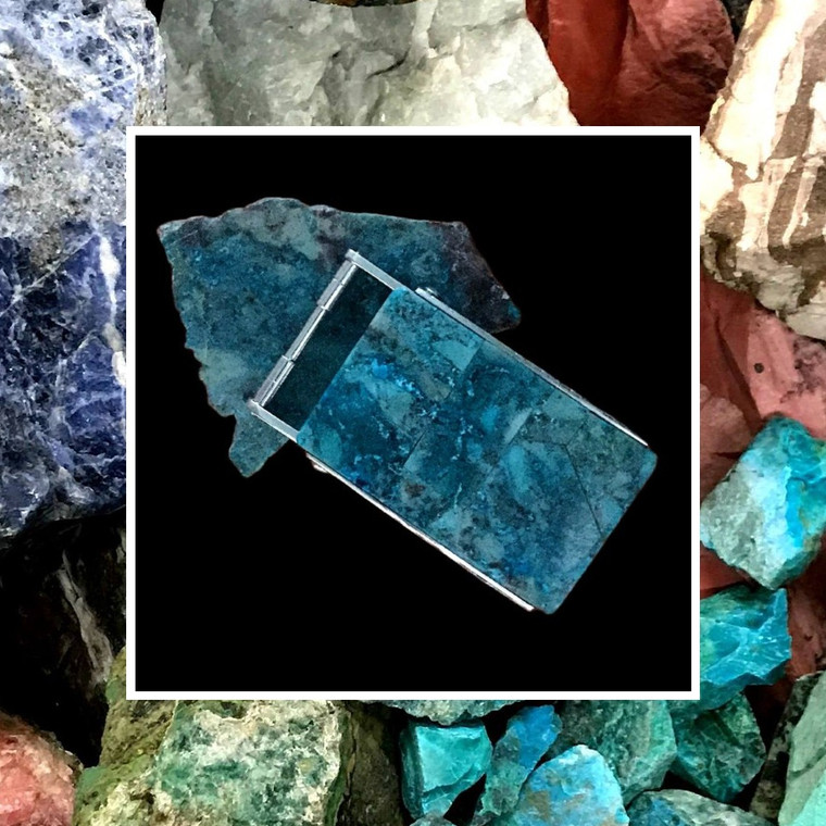 Inlaid Belt Buckle | Sterling Silver | Select Your Stones