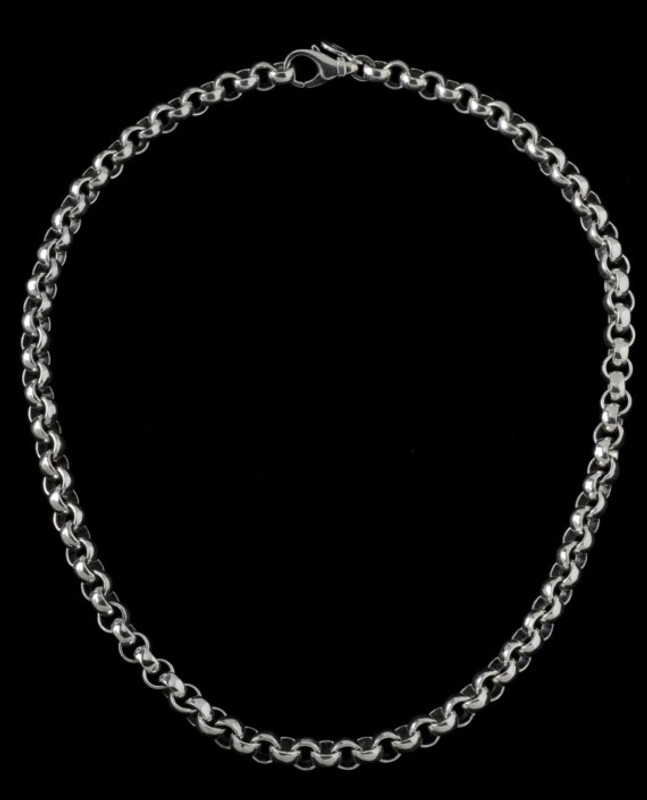 Neptune Chain, links, handmade, silver, Bowman Originals, Sarasota, 941-302-9594