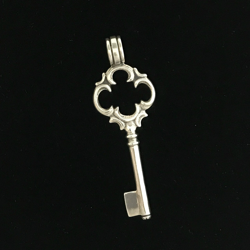 Sterling Silver Key, 3 1/2 inches, handmade by Bowman Originals, Sarasota, 941-302-9594