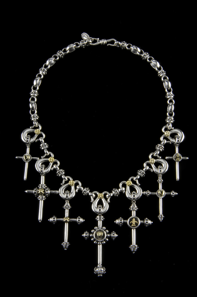 アクセサリー archive cross necklace gunda kmrii Necklace 14th addiction kmrii y2k gunda remake
