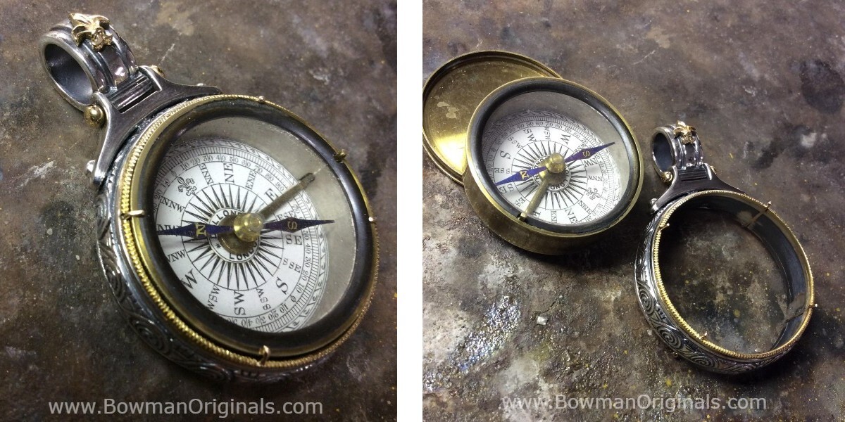 Custom handmade pendant by Bowman Originals