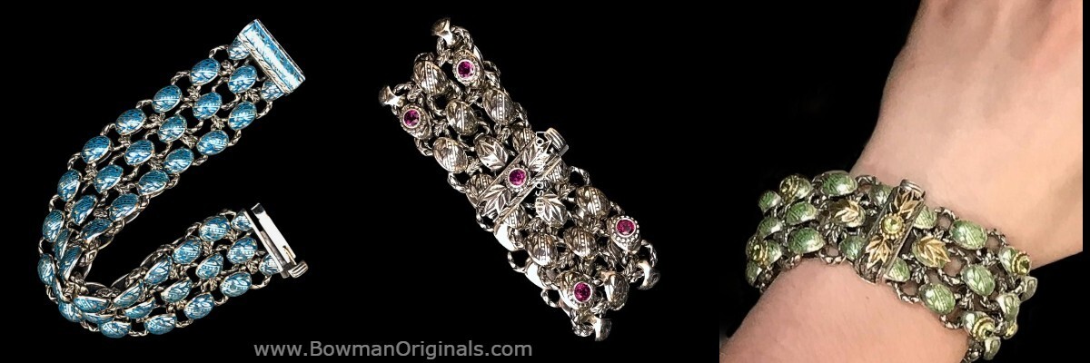 sterling-silver-and-enamel-three-row-laurel-leaf-bracelet-collection-by-bowman-originals.jpg sterling-silver-and-enamel-three-row-laurel-leaf-bracelet-collection-by-bowman-originals.jpg