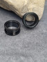 Pair Screw On Fit Black Anodized Stainless Steel Tunnels Gauges Ear Stretching Kit 00g 7/16 1/2 9/16 5/8 3/4 7/8 1 inch double flare plugs