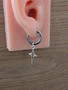 Witchy Moth Hoop Earrings with Gothic Star Charms, Mix and Match 316L Surgical Steel Jewelry