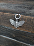Witchy Moth Hoop Earrings with Gothic Star Charms, Mix and Match 316L Surgical Steel Jewelry