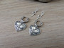 Skeleton Lovers Heart Hoop Earrings with Star Charms, Mix and Match 316L Surgical Steel