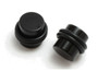 0g PAIR black acrylic PLUGS ear 8.2mm stretching