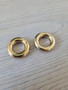 PAIR Gold 2g 4g 6g 8g 10g 12g 14g Hinged Clicker Segment Ring Hoop Earrings Steel Big Gauges Ear Piercing Cartilage plugs men women anodized