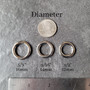 PAIR Gold 2g 4g 6g 8g 10g 12g 14g Hinged Clicker Segment Ring Hoop Earrings Steel Big Gauges Ear Piercing Cartilage plugs men women anodized