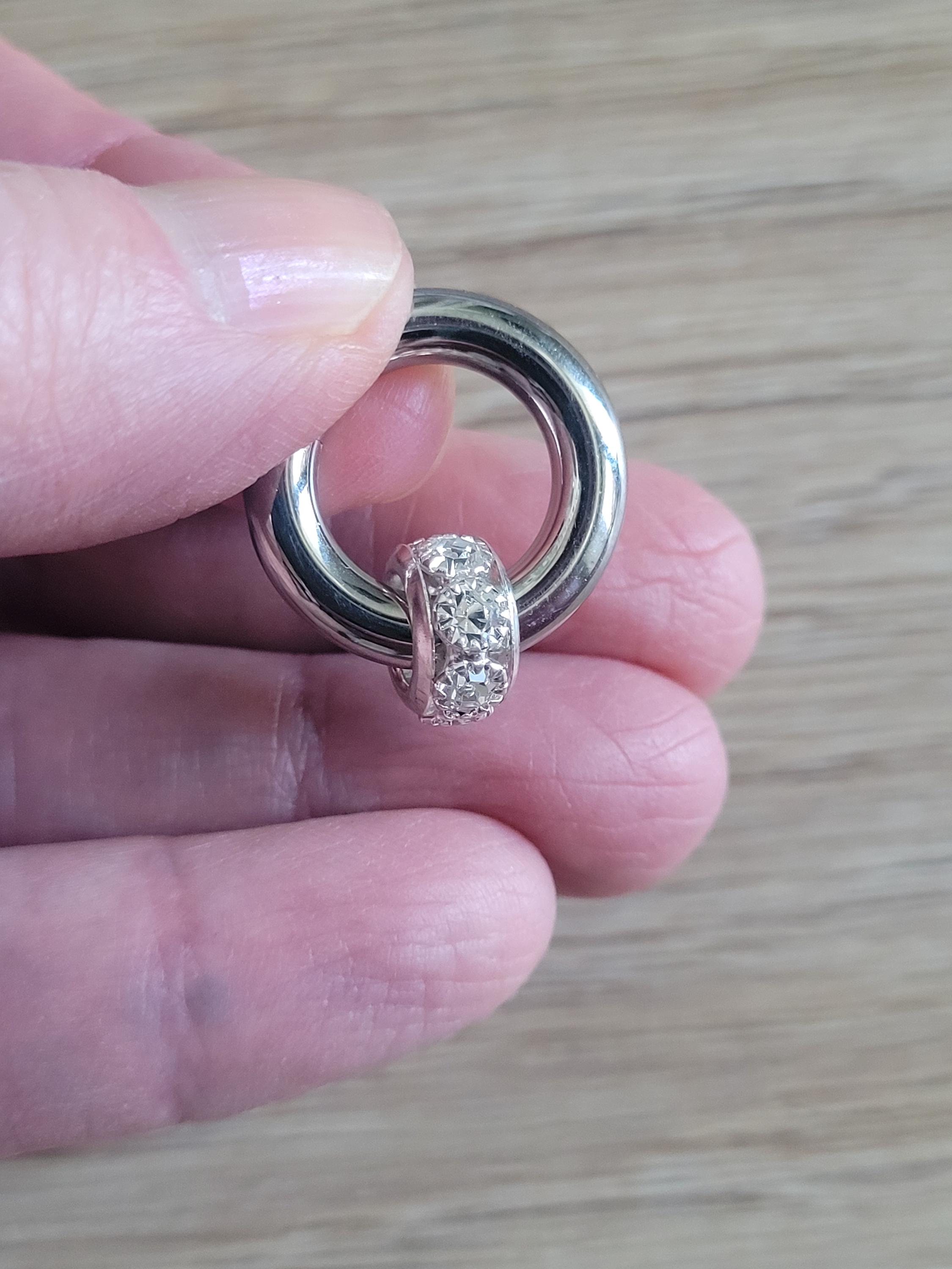 Pair Silver Clicker Rings 6g–14g | Surgical Steel Hoop Earrings