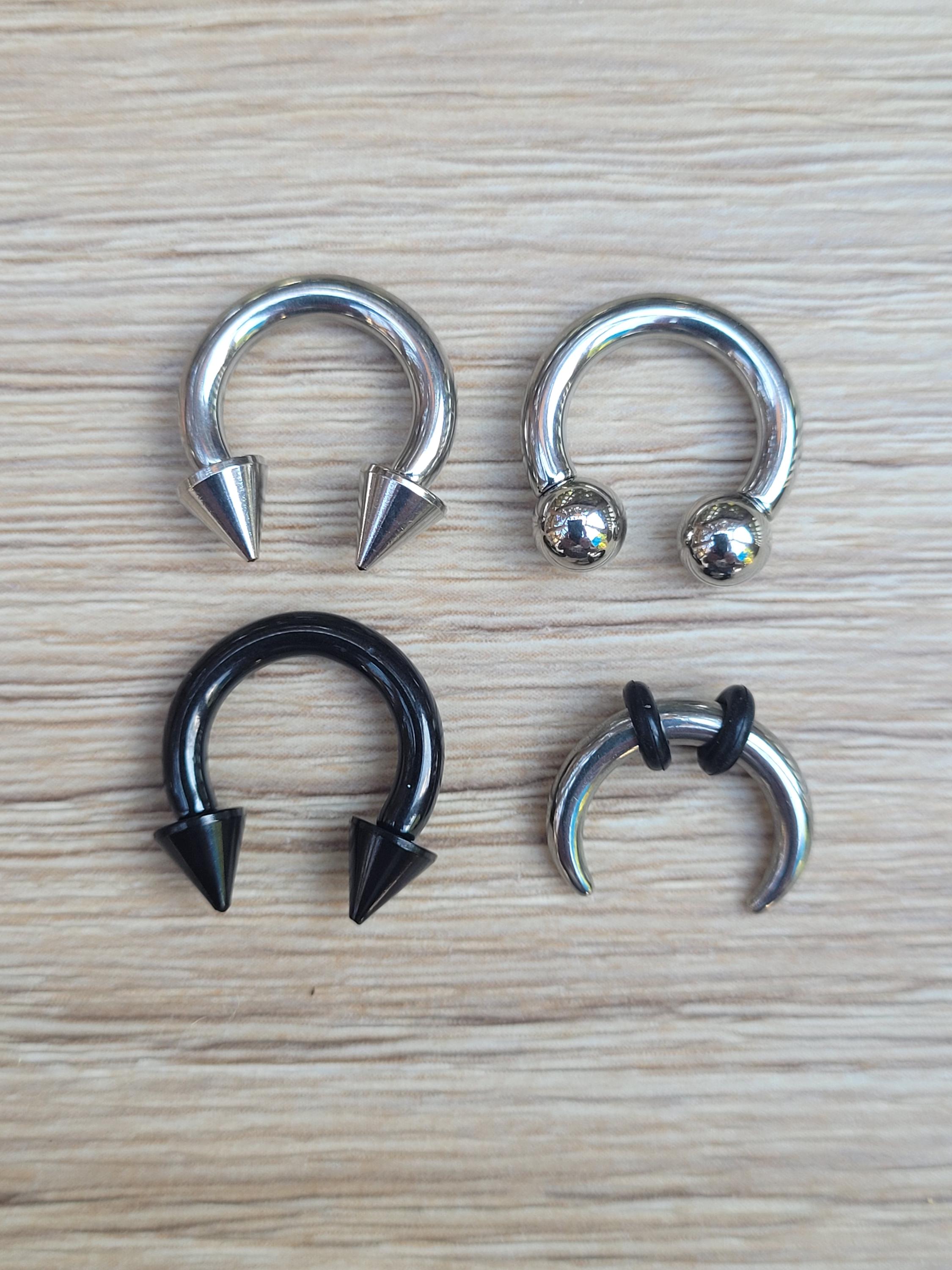PAR 14G 1/2 Ttanum Anodzed 316L Surgcal Steel Tongue Barbell