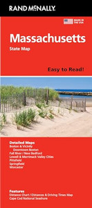 Rand McNally Easy to Read: Massachusetts State Map By Rand McNally - Folded Rand McNally Easy to Read: Massachusetts State Map By Rand McNally - Folded