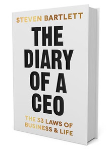 The Diary of a CEO: The 33 Laws of Business and Life By Steven Bartlett - Hardcover The Diary of a CEO: The 33 Laws of Business and Life By Steven Bartlett - Hardcover