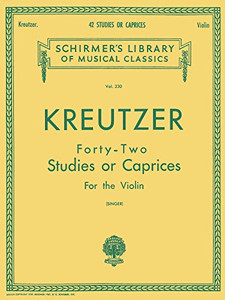 Kreutzer - 42 Studies or Caprices: Schirmer Library of Classics Volume 230 Violin Method By Rodolphe Kreutzer - Paperback Kreutzer - 42 Studies or Caprices: Schirmer Library of Classics Volume 230 Violin Method By Rodolphe Kreutzer - Paperback
