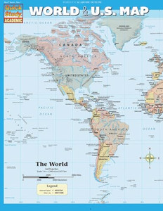 World & U.S. Map: A Quickstudy Laminated Refefence Guide By Barcharts Publishing Inc - Folded World & U.S. Map: A Quickstudy Laminated Refefence Guide By Barcharts Publishing Inc - Folded