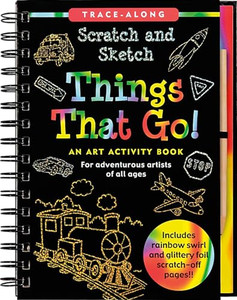 Scratch & Sketch Things That Go (Trace-Along) By Inc Peter Pauper Press - Spiral Scratch & Sketch Things That Go (Trace-Along) By Inc Peter Pauper Press - Spiral