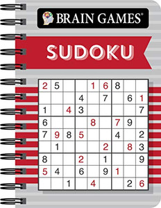 Brain Games - To Go - Sudoku (Red) By Publications International Ltd - Spiral Brain Games - To Go - Sudoku (Red) By Publications International Ltd - Spiral