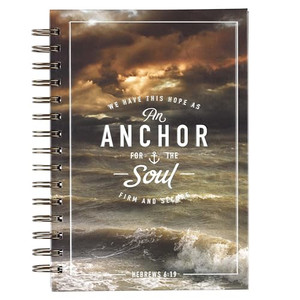 Journal Wirebound Large Anchor for the Soul By Christian Art Gifts - Spiral Journal Wirebound Large Anchor for the Soul By Christian Art Gifts - Spiral
