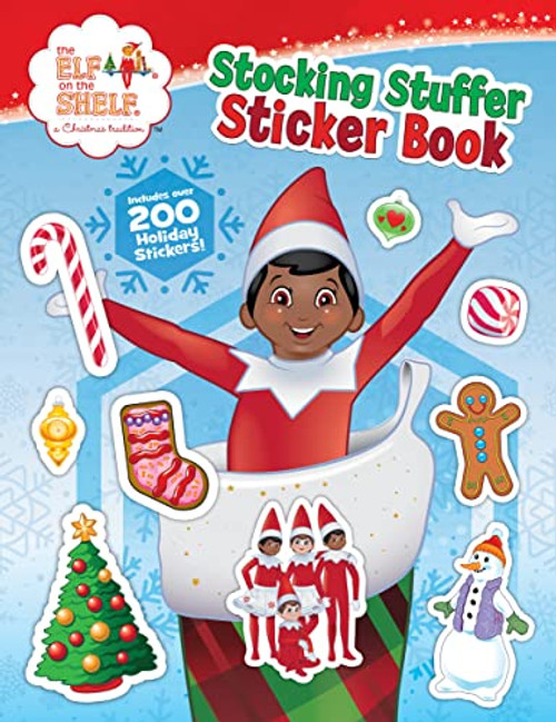 The Elf on the Shelf: Stocking Stuffer Sticker Book By The Lumistella Company - Paperback
