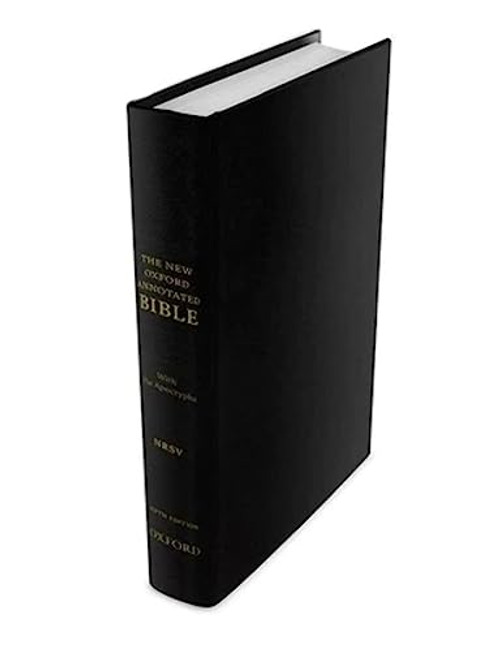 The New Oxford Annotated Bible with Apocrypha: New Revised Standard Version By Michael Coogan - Leather