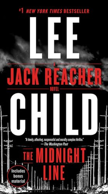 The Midnight Line: A Jack Reacher Novel By Lee Child - Mass Market Paperbound