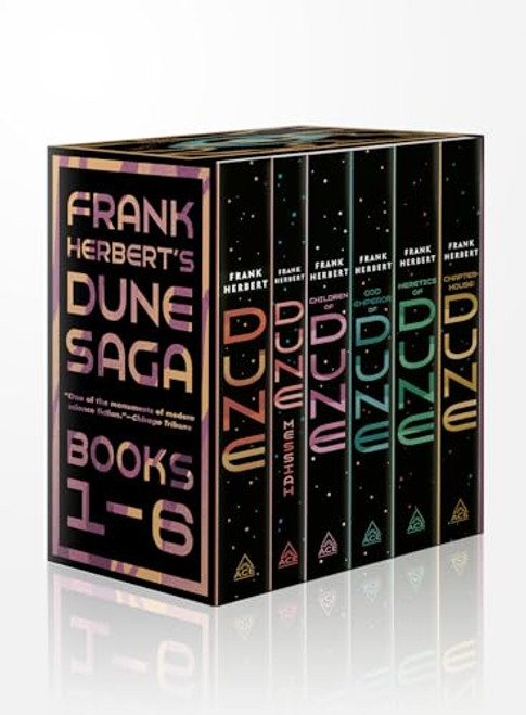 Frank Herbert's Dune Saga 6-Book Boxed Set: Dune, Dune Messiah, Children of Dune, God Emperor of Dune, Heretics of Dune, and Chapterhouse: Dune By Frank Herbert - Paperback
