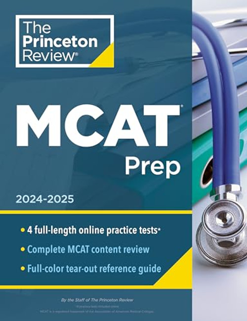Princeton Review MCAT Prep, 2024-2025: 4 Practice Tests + Complete Content Coverage By The Princeton Review - Paperback