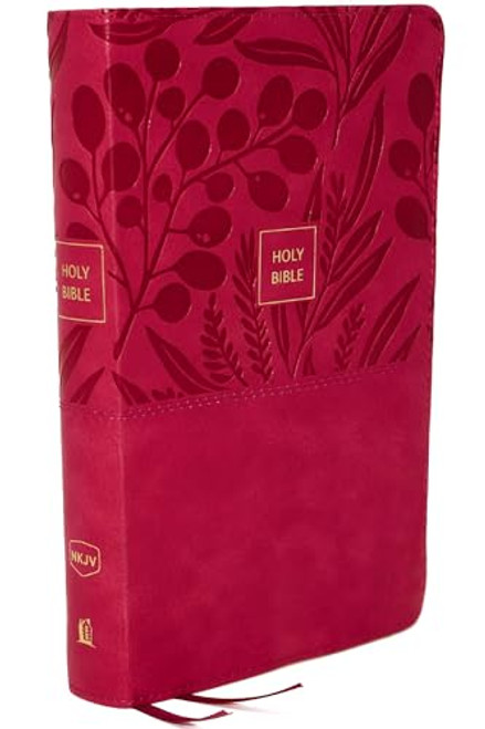 Nkjv, Reference Bible, Personal Size Large Print, Leathersoft, Pink, Thumb Indexed, Red Letter Edition, Comfort Print: Holy Bible, New King James Vers By Thomas Nelson - Imitation Leather