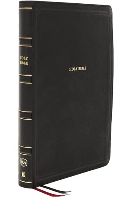 Nkjv, Deluxe End-Of-Verse Reference Bible, Personal Size Large Print, Leathersoft, Black, Red Letter Edition, Comfort Print: Holy Bible, New King Jame By Thomas Nelson - Imitation Leather