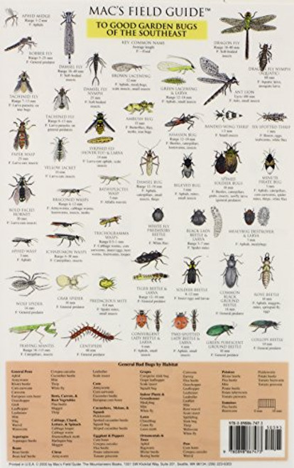 Mac's Field Guides: Southeast Garden Bugs By Craig Macgowan - Paperback