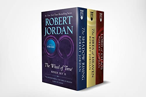 Wheel of Time Premium Boxed Set II: Books 4-6 (the Shadow Rising, the Fires of Heaven, Lord of Chaos) By Robert Jordan - Mass Market Paperbound
