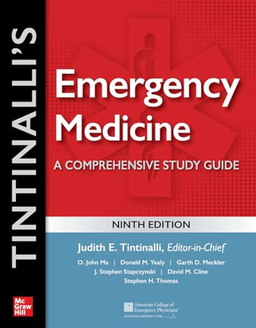 Tintinalli's Emergency Medicine: A Comprehensive Study Guide, 9th Edition By Judith E. Tintinalli - Hardcover