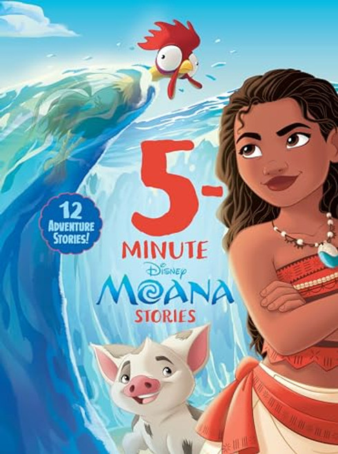 5-Minute Moana Stories By Disney Book Group - Hardcover