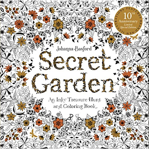 Secret Garden: 10th Anniversary Special Edition By Johanna Basford - Paperback