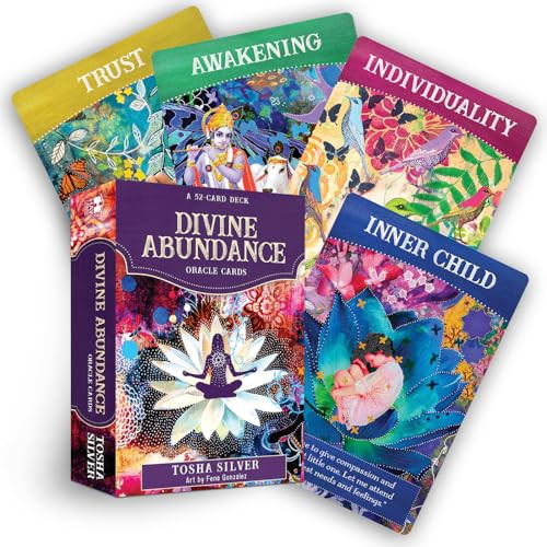 Divine Abundance Oracle Cards: A 51-Card Deck By Tosha Silver - Other