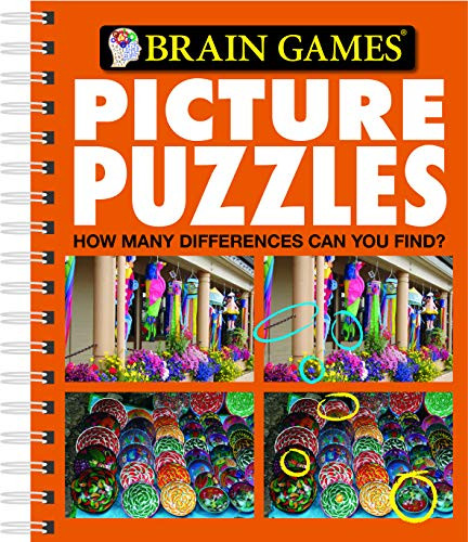 Brain Games - Picture Puzzles #5: How Many Differences Can You Find?: Volume 5 By Publications International Ltd - Spiral