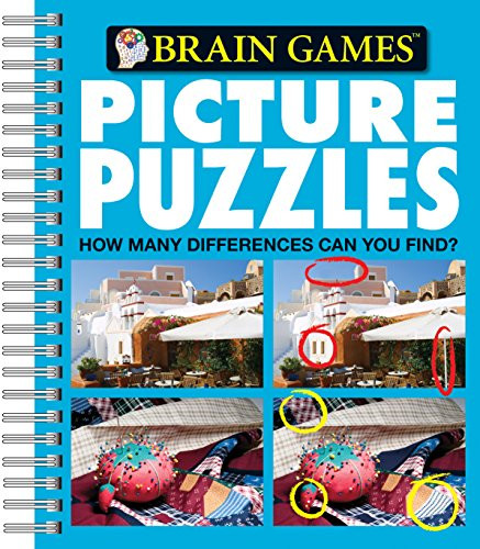 Brain Games - Picture Puzzles #4: How Many Differences Can You Find?: Volume 4 By Publications International Ltd - Spiral